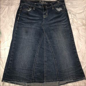 Premiere jean skirt